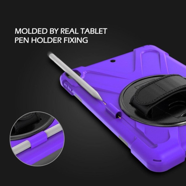 iPad Air (2019) X-Shape swivel suojakotelo  - Violetti Purple