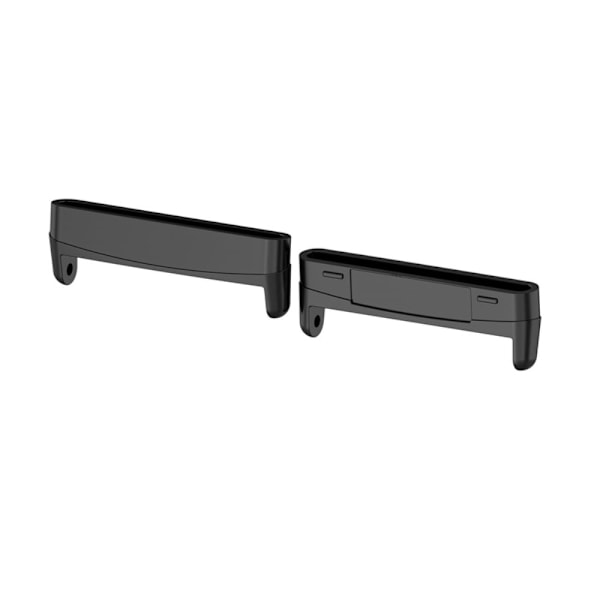 1 par Fitbit Sense 2 / Versa 4 / 3 metalladapter - Svart Svart