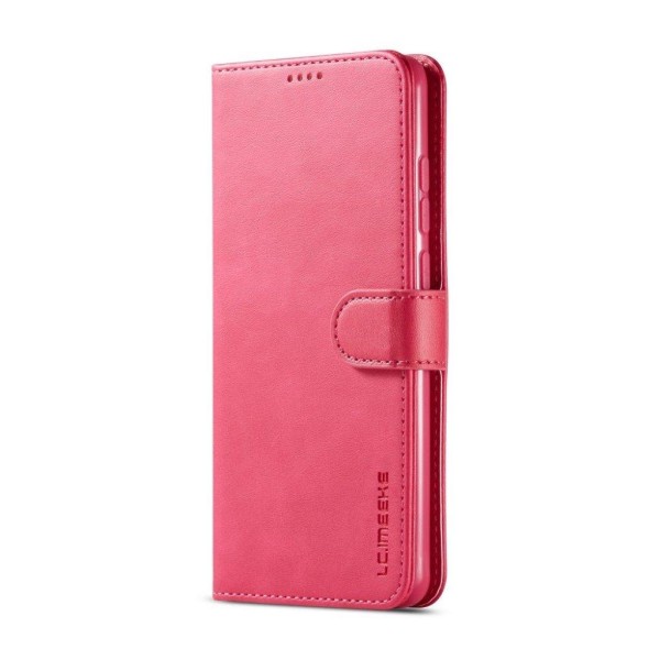 LC.IMEEKE Xiaomi Redmi 9 Flip Case - Rød Red