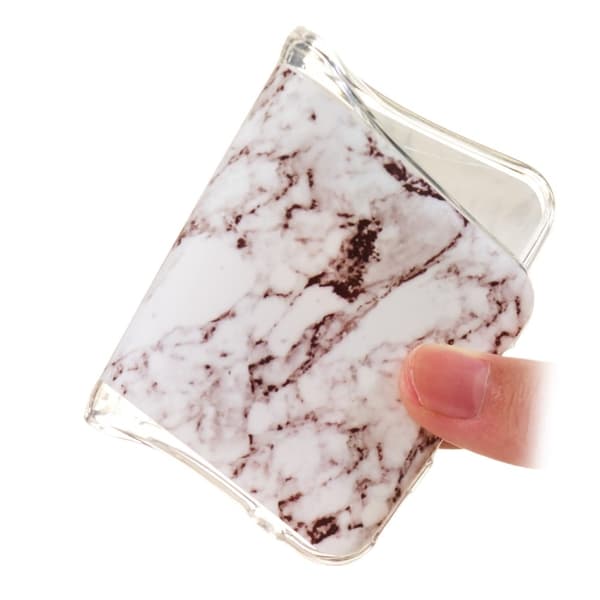 Marble Samsung Galaxy A03s Etui - Hvit White