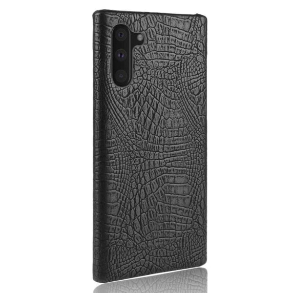 Croco Samsung Galaxy Note 10 cover - Sort Black