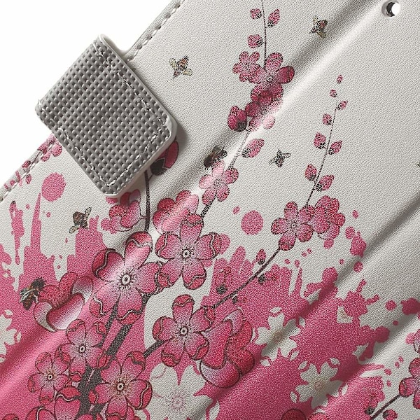 Holberg HTC Desire 530 Nahkakotelo Korttitaskuilla - Luumupuu Multicolor