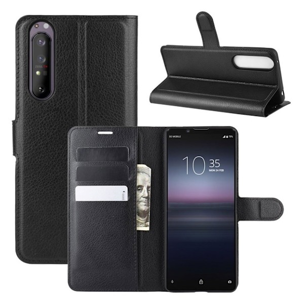 Classic Sony Xperia 1 II kotelot - Musta Black