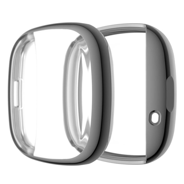 Fitbit Versa 3 / Sense kestävä yksinkertainen runko - Harmaa Silver grey