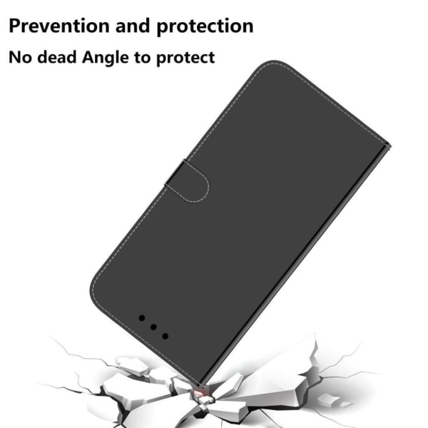 Mirror iPhone 12 / 12 Pro flip case - Black Black