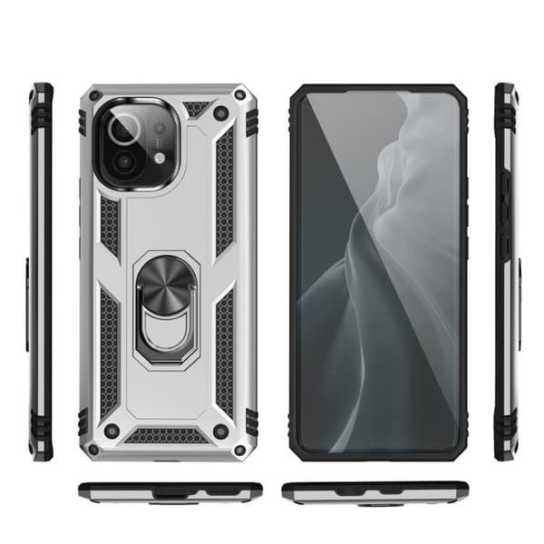 Bofink Combat Xiaomi Mi 11 kotelot - Hopea Silver grey