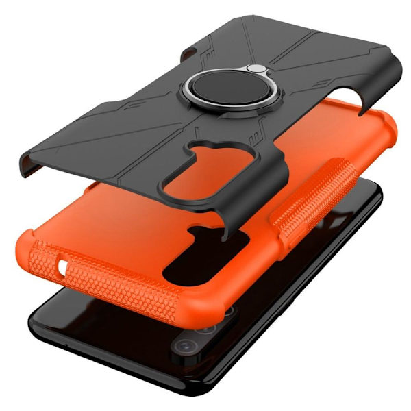 Kickstand-skydd med magnetiskt ark för OnePlus Nord CE 5G - Orange Orange