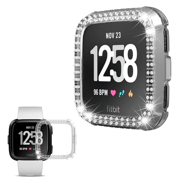 Fitbit Versa cool rhombus Ramme - Transparent Transparent