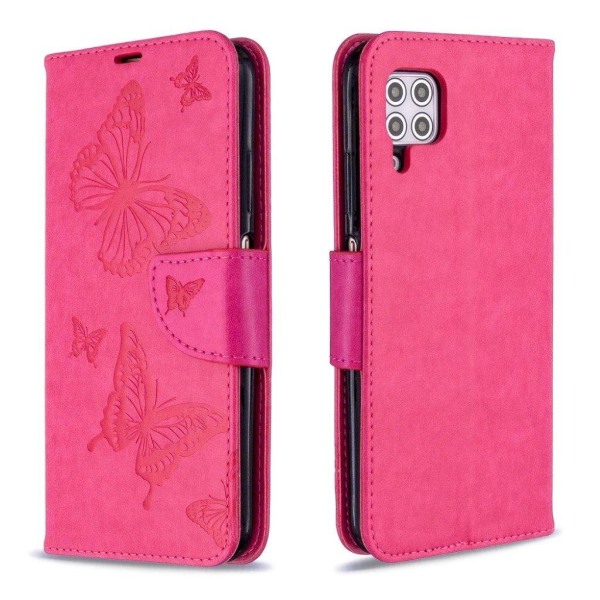Butterfly Huawei P40 Lite / Nova 6 SE Etui - Rose Pink