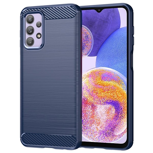 Carbon Flex Etui Samsung Galaxy A23 5G / A23 - Blå Blue