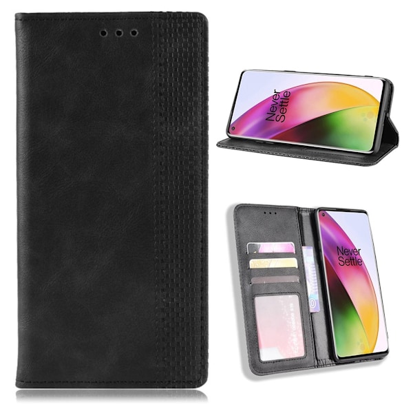Bofink Vintage OnePlus 8 kotelot - Musta Black