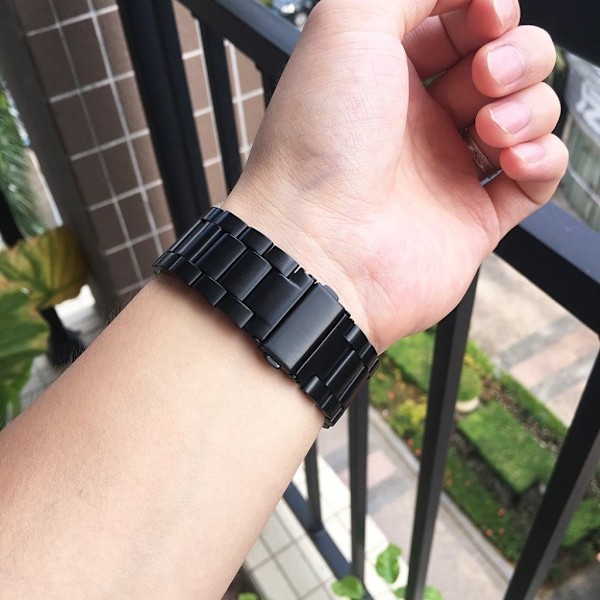 Fossil Gen 5 Carlyle HR / Julianna HR klockarmband i rostfritt stål - Svart Svart