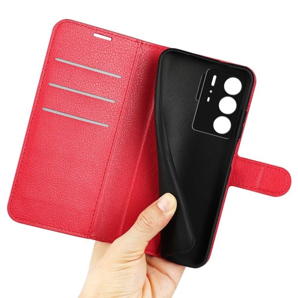 Classic ZTE Axon 40 Ultra Läppäkotelo - Punainen Red