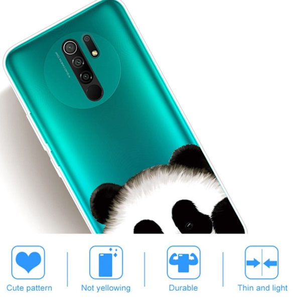 Deco Xiaomi Redmi 9 Suojakotelo - Panda White