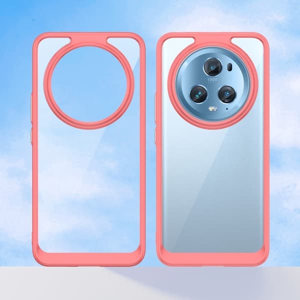 Honor Magic5 Pro älykäs akryylikansi - Punainen Red