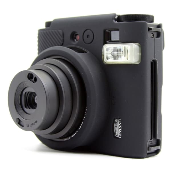 Fujifilm Instax Mini 99 Camera Case Anti-Drop Soft Silicone Protective Cover - Black Black