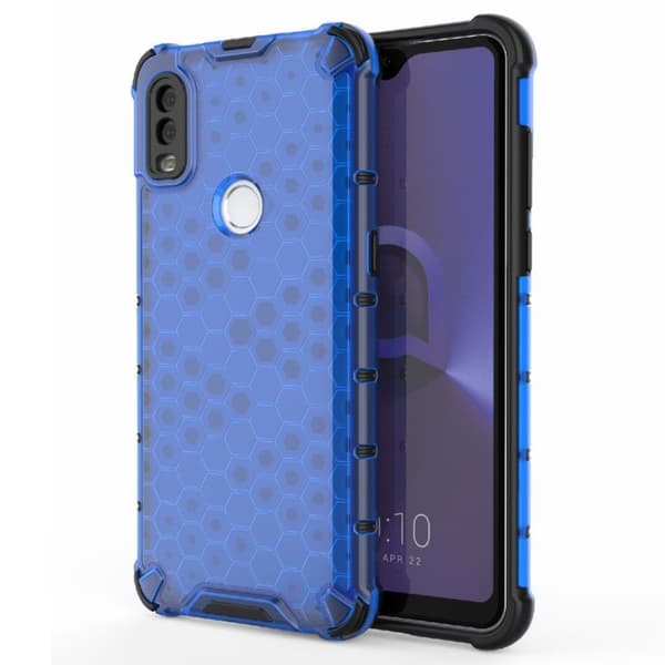 Bofink Honeycomb Alcatel 1v (2020) Etui - Blå Blue