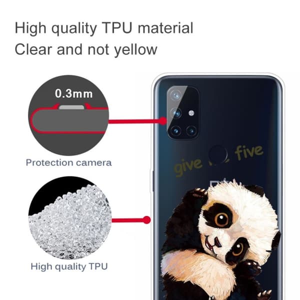 Deco OnePlus Nord N100 etui - Panda White