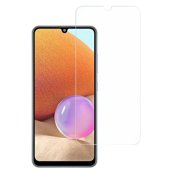 AMORUS arch edge skærmbeskytter i hærdet glas til Samsung Galaxy A32 Transparent