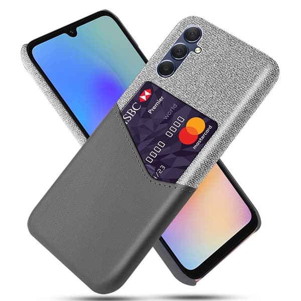 Bofink Samsung Galaxy A05s kortskal - Silver/Grå Silvergrå