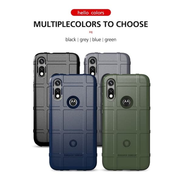 Rugged Shield Motorola Moto E (2020) kotelot - Sininen Blue