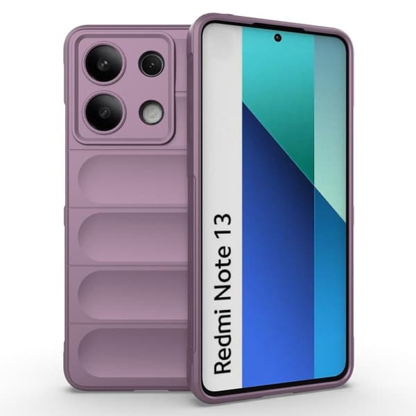 Deksel med mykt grep for Xiaomi Redmi Note 13 4G - Lyselilla Purple