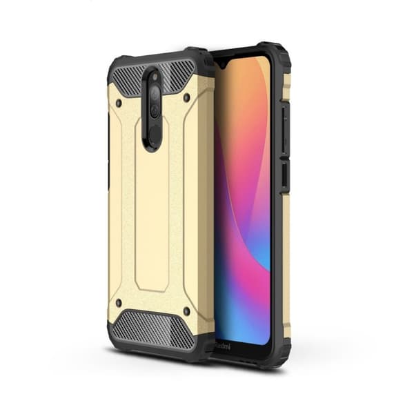 Armour Guard Xiaomi Redmi 8 / 8A kuoret - Kulta Gold