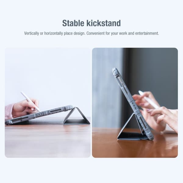 NILLKIN iPad Mini 6 (2021) skyddsfodral med stativ - Blå Blå