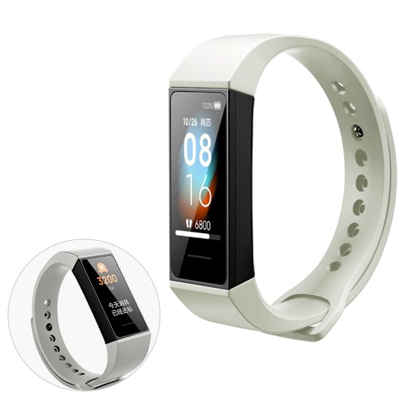 Xiaomi Redmi Watch silikoninen kellonauha - Harmaa Silver grey