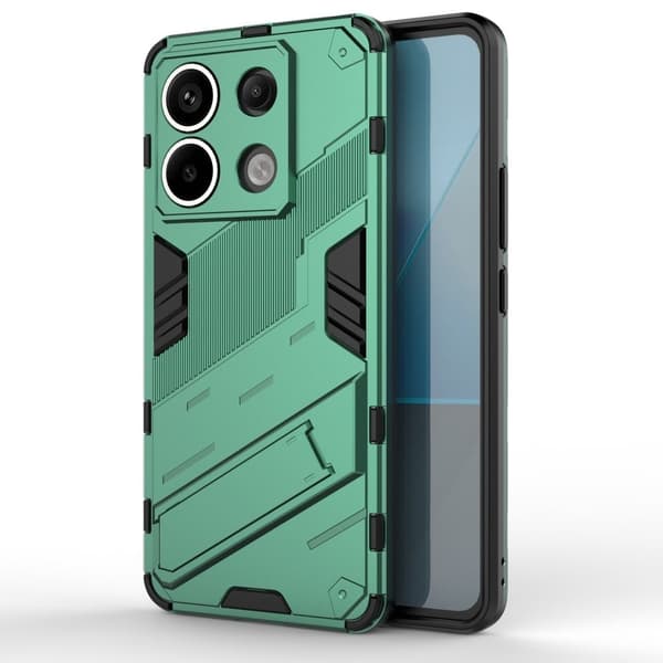 Stødsikkert moderne Xiaomi Redmi Note 13 Pro 5G  hybridcover - Grøn Green