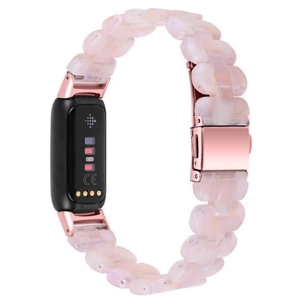 Fitbit Luxe urrem i resin-stil - Lyserød Pink