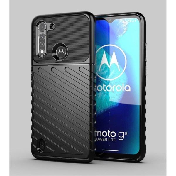 Thunder Motorola Moto G8 Power Lite Cover - Sort Black