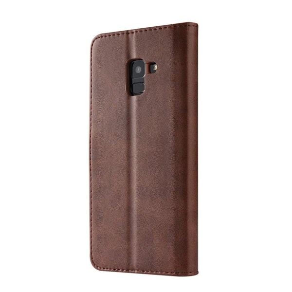 LC.Imeeke läder Samsung Galaxy A8 (2018) fodral - Brun Brun