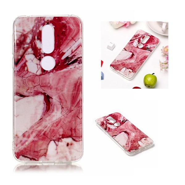 Marmormotiv Nokia 7.1 skal - Stil G Brun