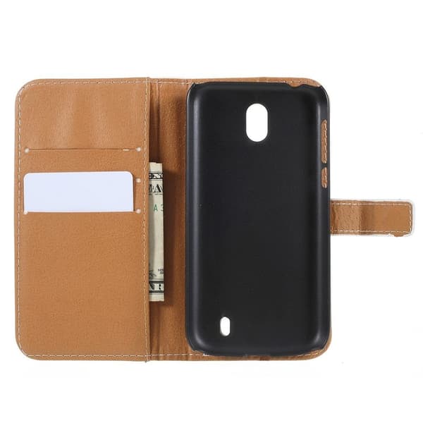 Nokia 1 Etui Med Mønster - Svart Og Hvit Katt Multicolor