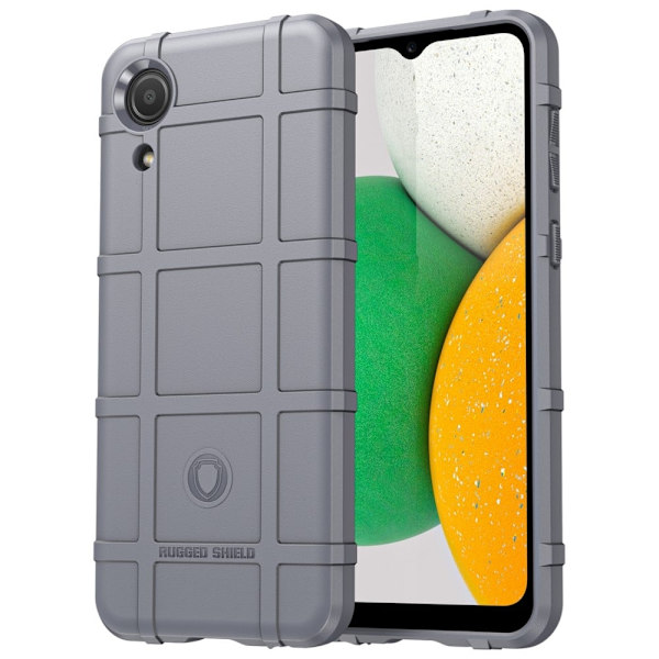Rugged Shield Suojakotelo Samsung Galaxy A03 Core - Harmaa Silver grey