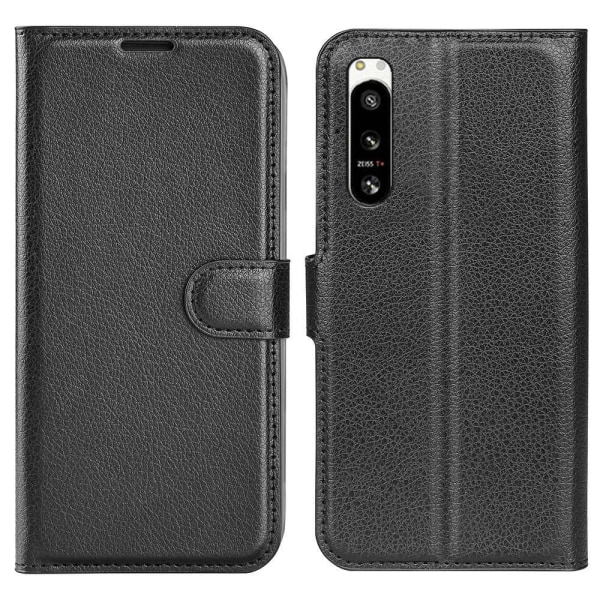 Classic Sony Xperia 5 Iv Läppäkotelo - Musta Black
