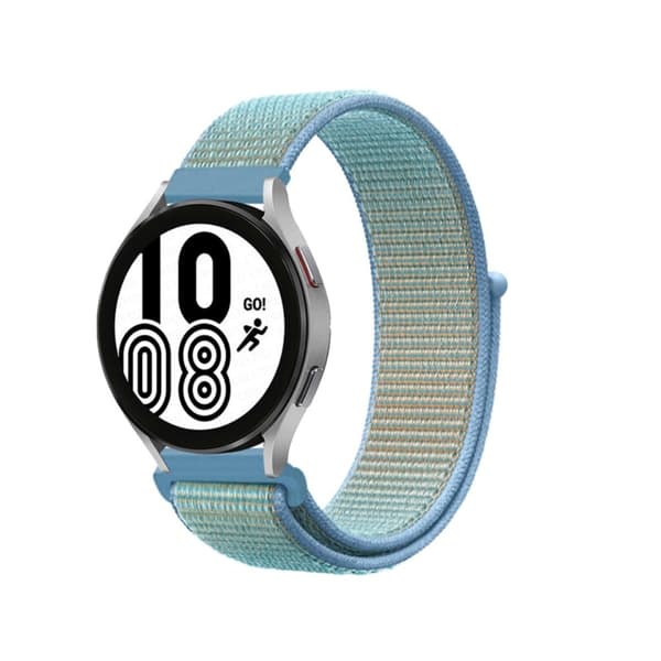 Amazfit GTR 47mm / Pace nylonvævet erstatningsurrem - Blå / Orange Blue