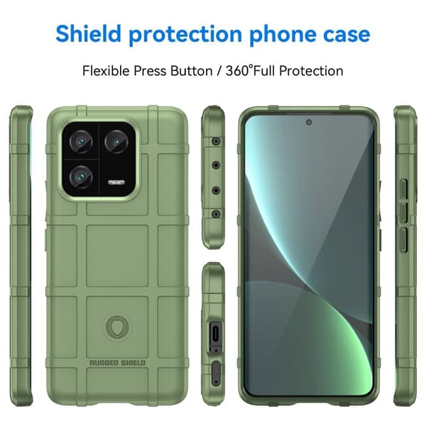 Rugged Shield Etui Xiaomi 13 Pro - Grønn Green