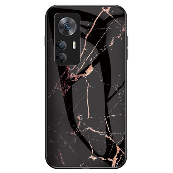 Fantasy Marble Xiaomi 12T / Redmi K50 Ultra Cover - Gold Sort Marmor Black