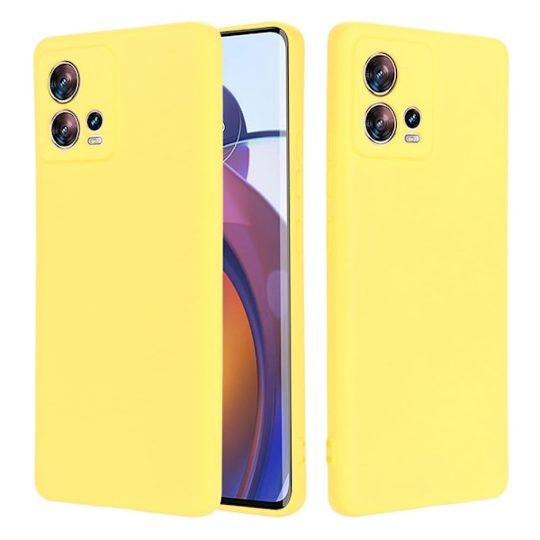 Matta nestesilikoninen kuori Motorola Edge 30 Fusion / Motorola Moto S30 Pro - Keltainen Yellow
