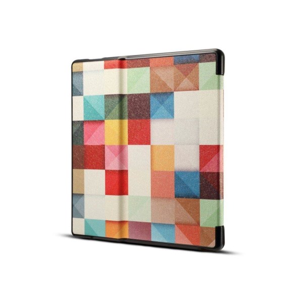 Amazon Kindle Oasis (2019) Stilfuldt mønster læder flip etui - F Multicolor