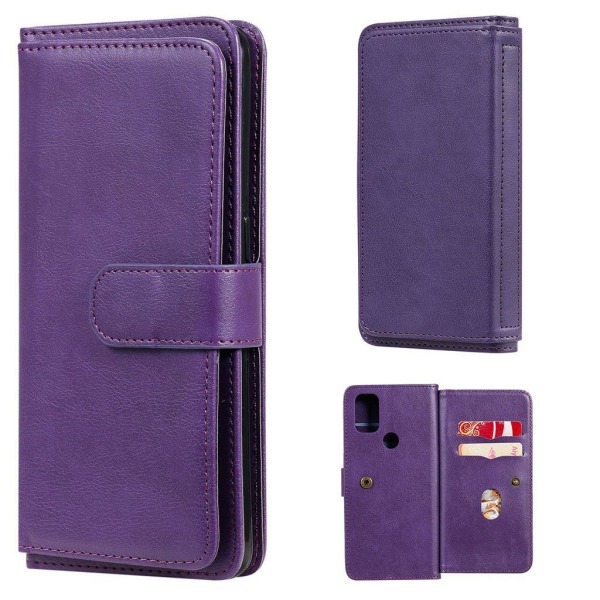 10-slot Pung Etui til OnePlus Nord N10 5G - Lilla Purple