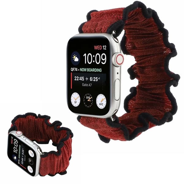 Apple Watch Series 6 / 5 44mm hårbånd med tema - Rød Red