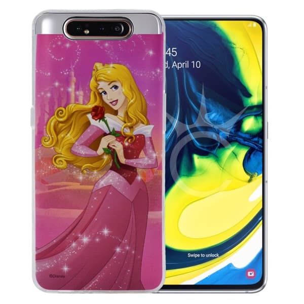 Ariel #01 Disney-omslag för Samsung Galaxy A80 - Rosa Rosa
