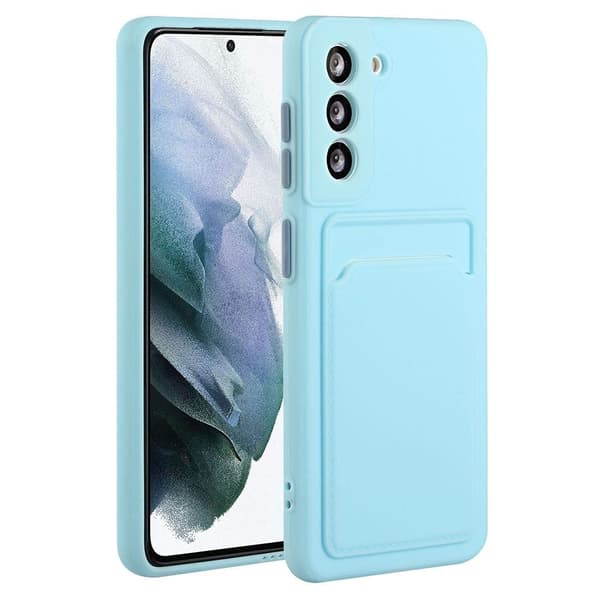 Samsung Galaxy S23 Plus skal med korthållare - Blå Blå