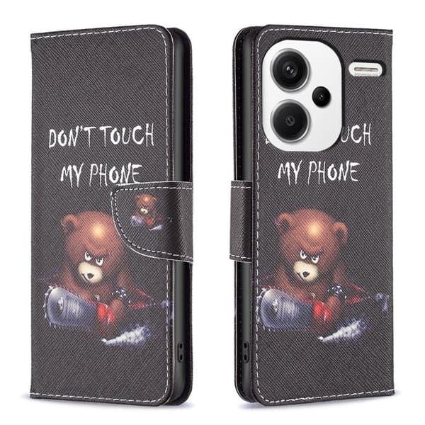 Wonderland Xiaomi Redmi Note 13 Pro Plus flip-etui - Bjørn Black