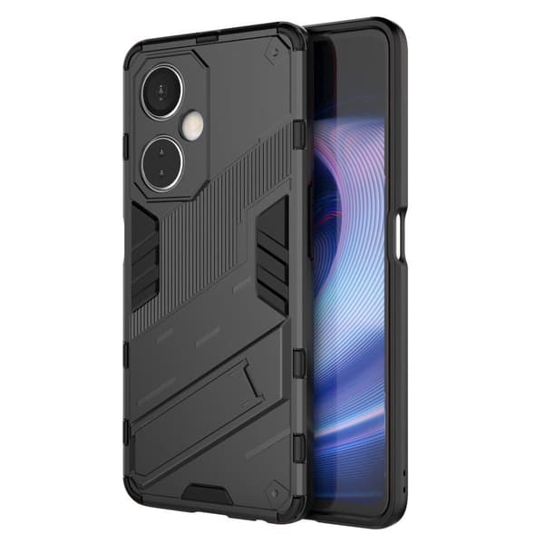 Shockproof Hybrid Deksel med A Modern Touch til OnePlus Nord Ce 3 Lite - Svart Black