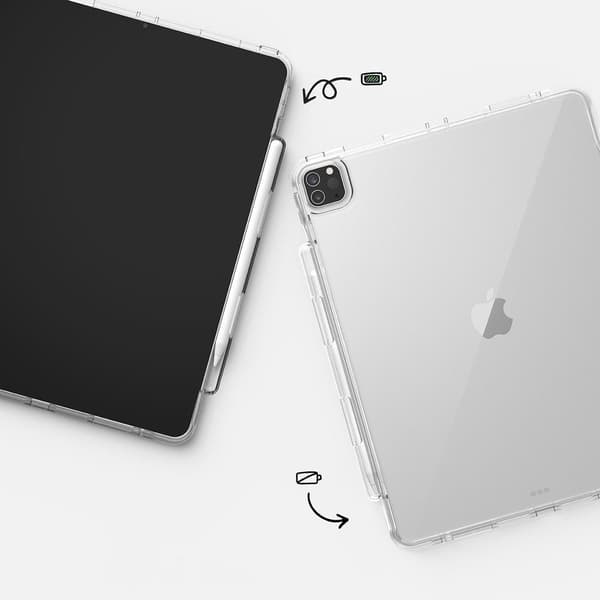 RINGKE FUSION + - iPad Pro 2021 12,9 tum - Klar Transparent