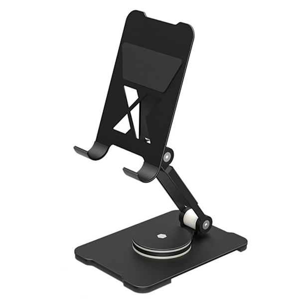 Universal telefon- og tabletholder i aluminiumslegering - Sort Black